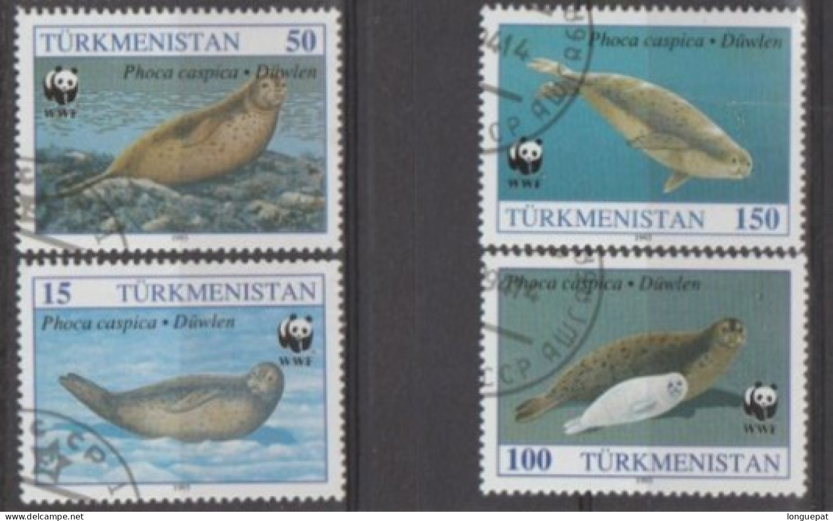TURKMENISTAN - Faune Marine : Le Phoque (Phoca Caspica) -Protection Des Animaux En Danger D'extinction - Turkmenistán