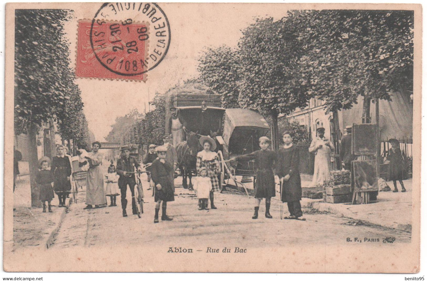 CPA De ALBON - Rue Du Bac. - Ablon Sur Seine