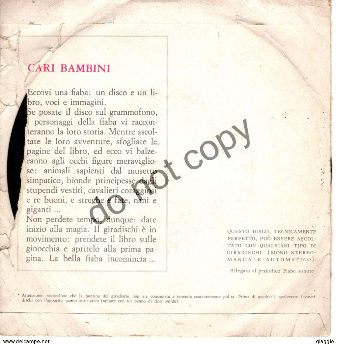 °°° 652) 45 GIRI - FIABE FRATELLI FABBRI EDITORE - HANSEL E GRETEL °°° - Other - Italian Music