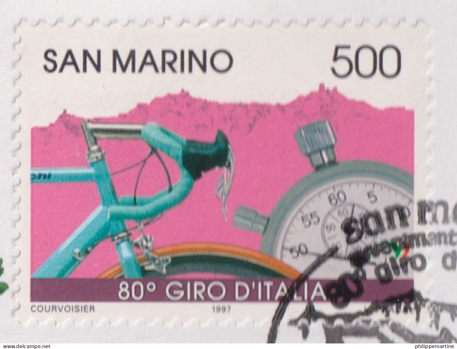 Saint Marin 1997 - YT 1509 (o) Sur Fragment - Cyclisme - Usati