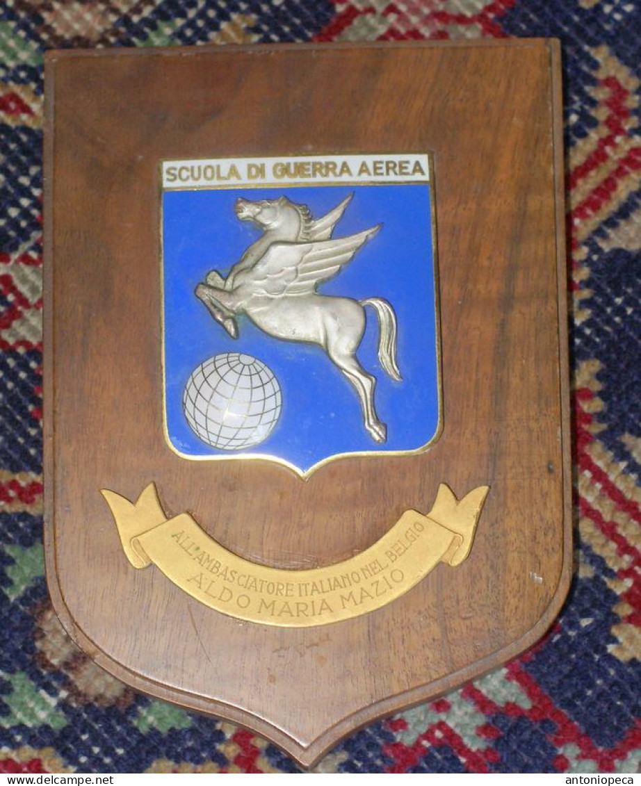 ITALY STORICO CREST ARALDICO SCUOLA SI GUERRA AEREA, AIR WARFARE SCHOOL - Forze Aeree