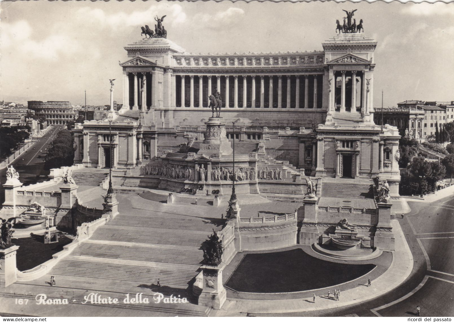 Cartolina Roma - Altare Della Patria - Altare Della Patria