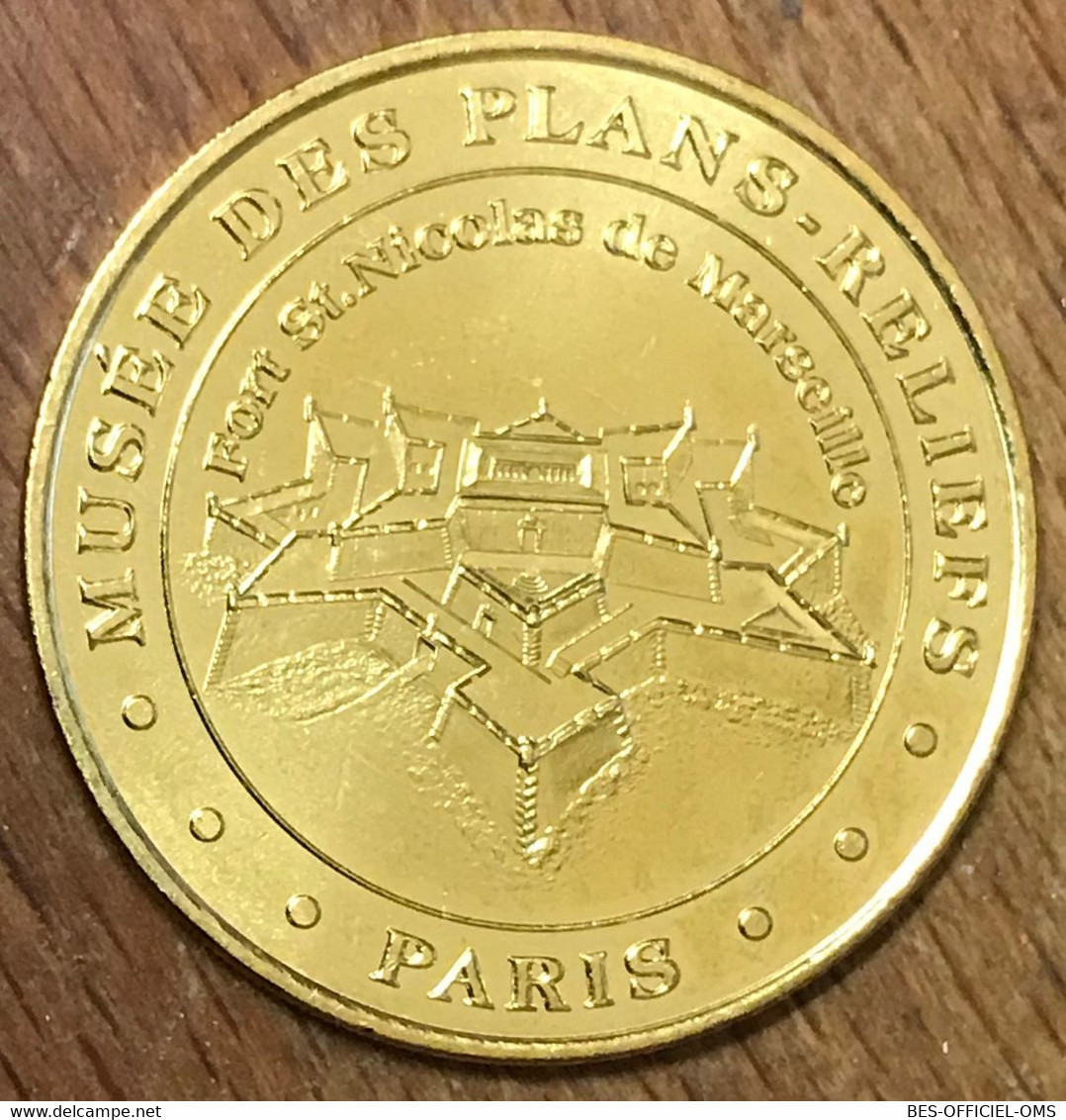 75007 PARIS MUSÉE DES PLANS RELIEFS MARSEILLE MDP 2016 MEDAILLE MONNAIE DE PARIS JETON TOURISTIQUE MEDALS COINS TOKENS - 2016