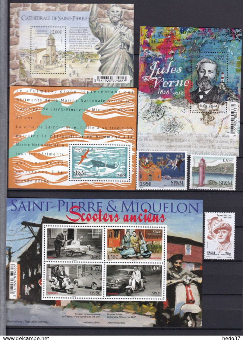 St Pierre et Miquelon - 30% sous faciale - Collection 2012/2022 - Neuf ** sans charnière - TB