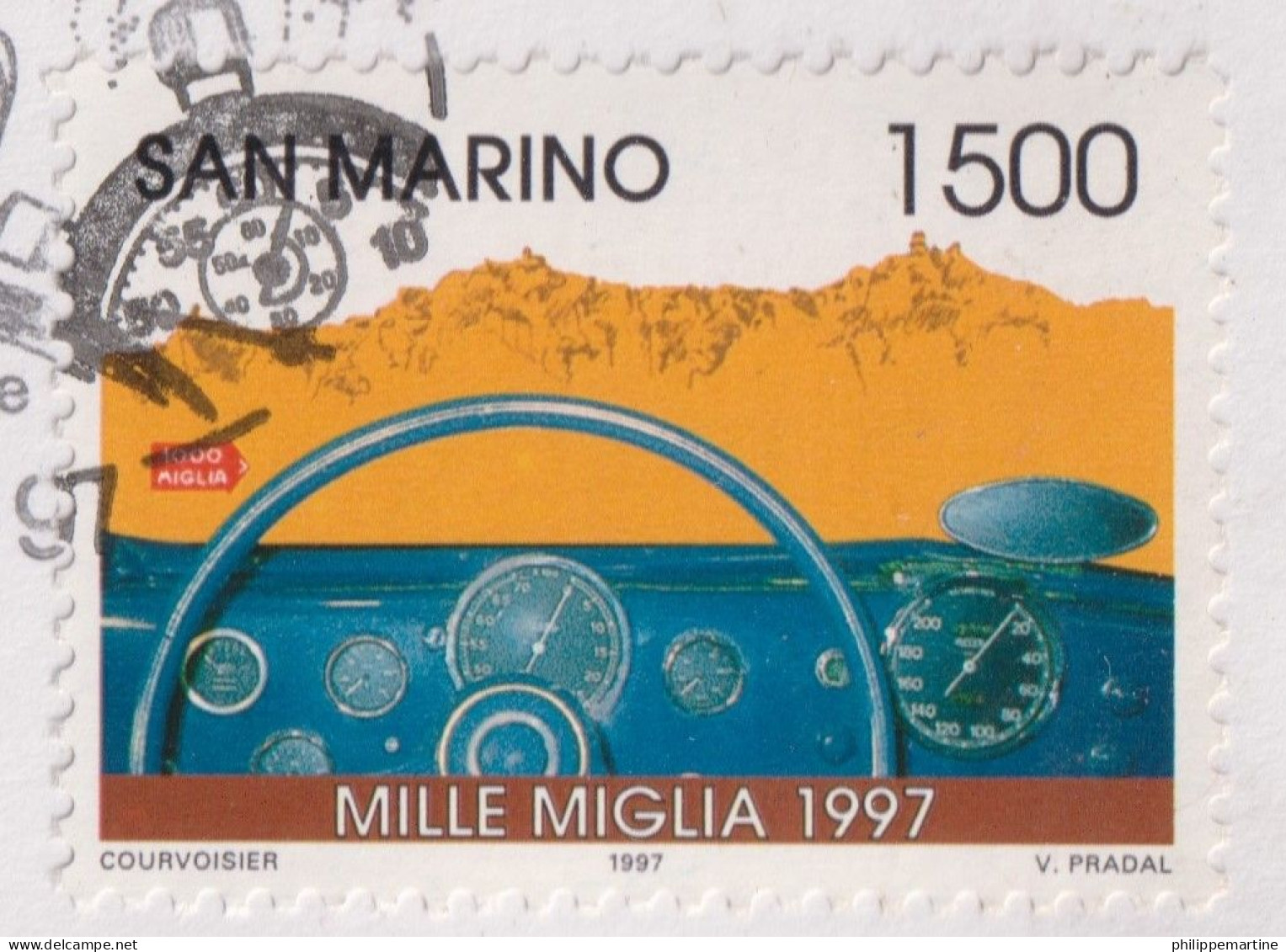 Saint Marin 1997 - YT 1515 (o) Sur Fragment - Automobile - Usados