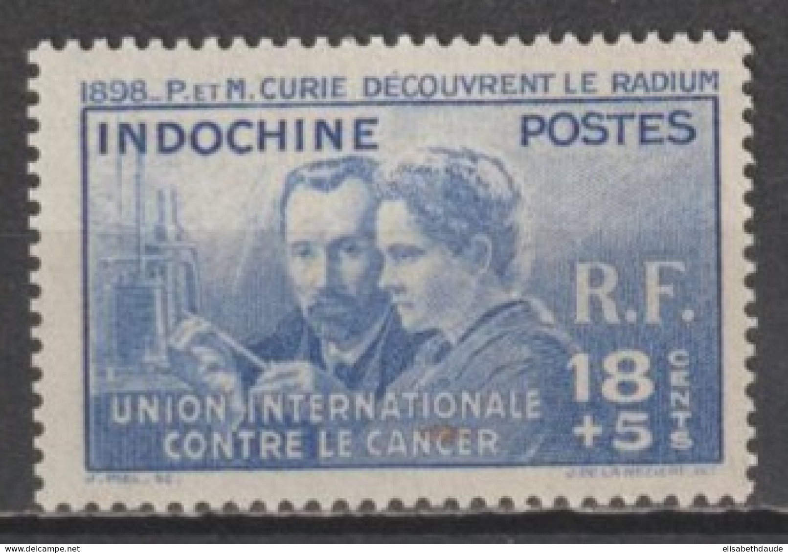 INDOCHINE - 1938 - YVERT N° 202 ** MNH - COTE = 30 EUR - Unused Stamps