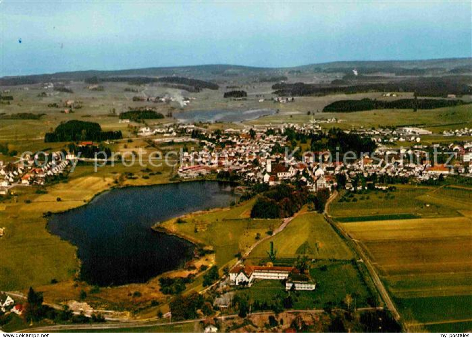 72664353 Kisslegg Schloss Park Freibad Fliegeraufnahme Schoenenberg - Kisslegg