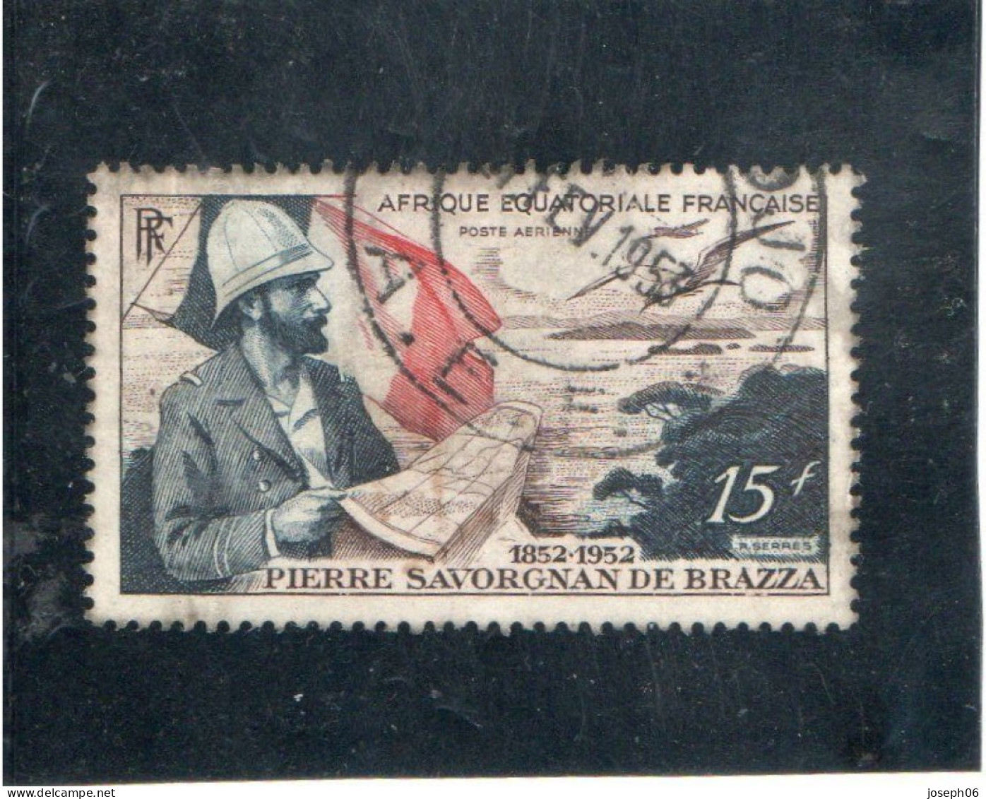 AFRIQUE  EQUATORIALE   1951  Poste  Aérienne   Y.T. N° 55   Oblitéré - Gebruikt