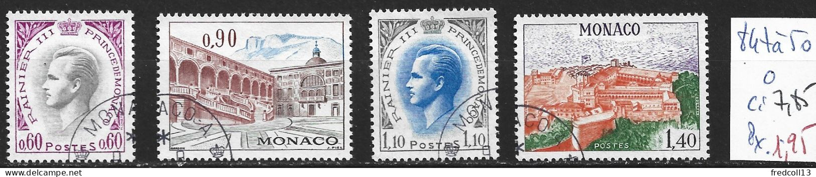 MONACO 847 à 50 Oblitérés Côte 7.85 € - Used Stamps