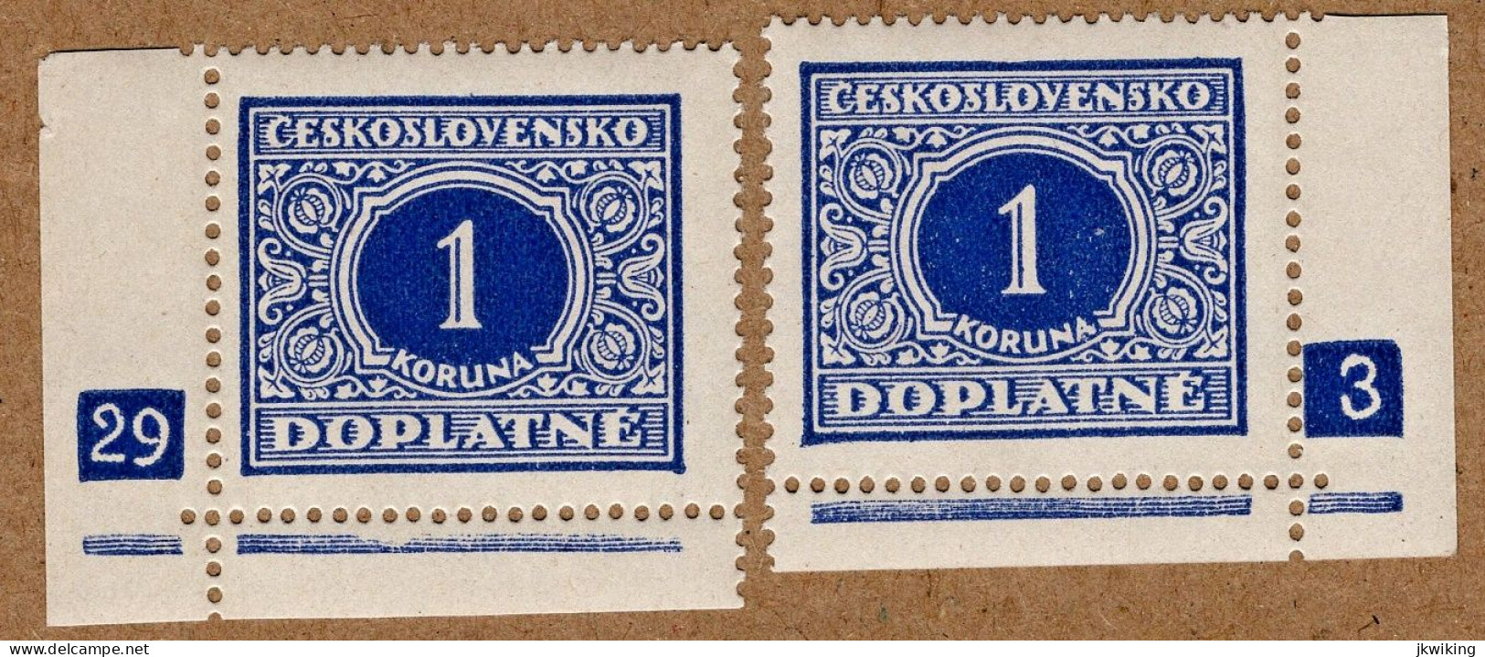 1928 - Doplatní - Definitivní Vydání - č. DL62 - Desková čísla - Nuovi