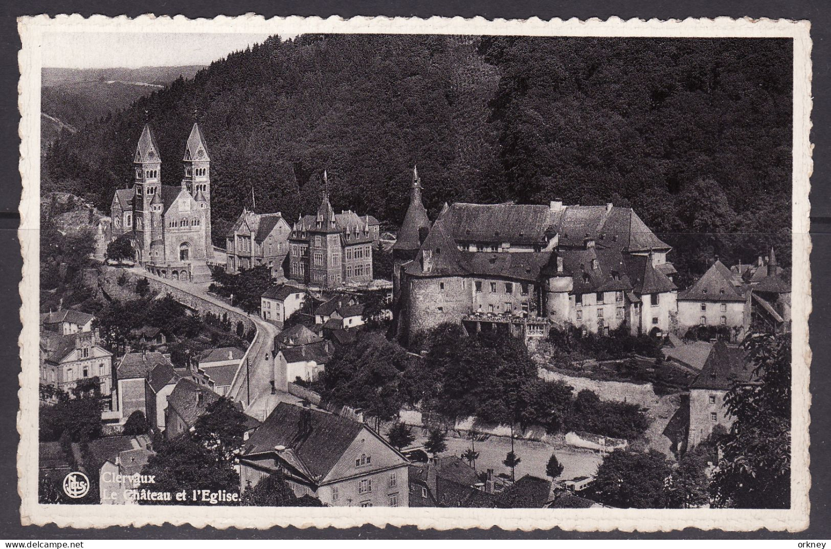 Luxemburg Clervaux Le Château Et L'Eglise - Clervaux