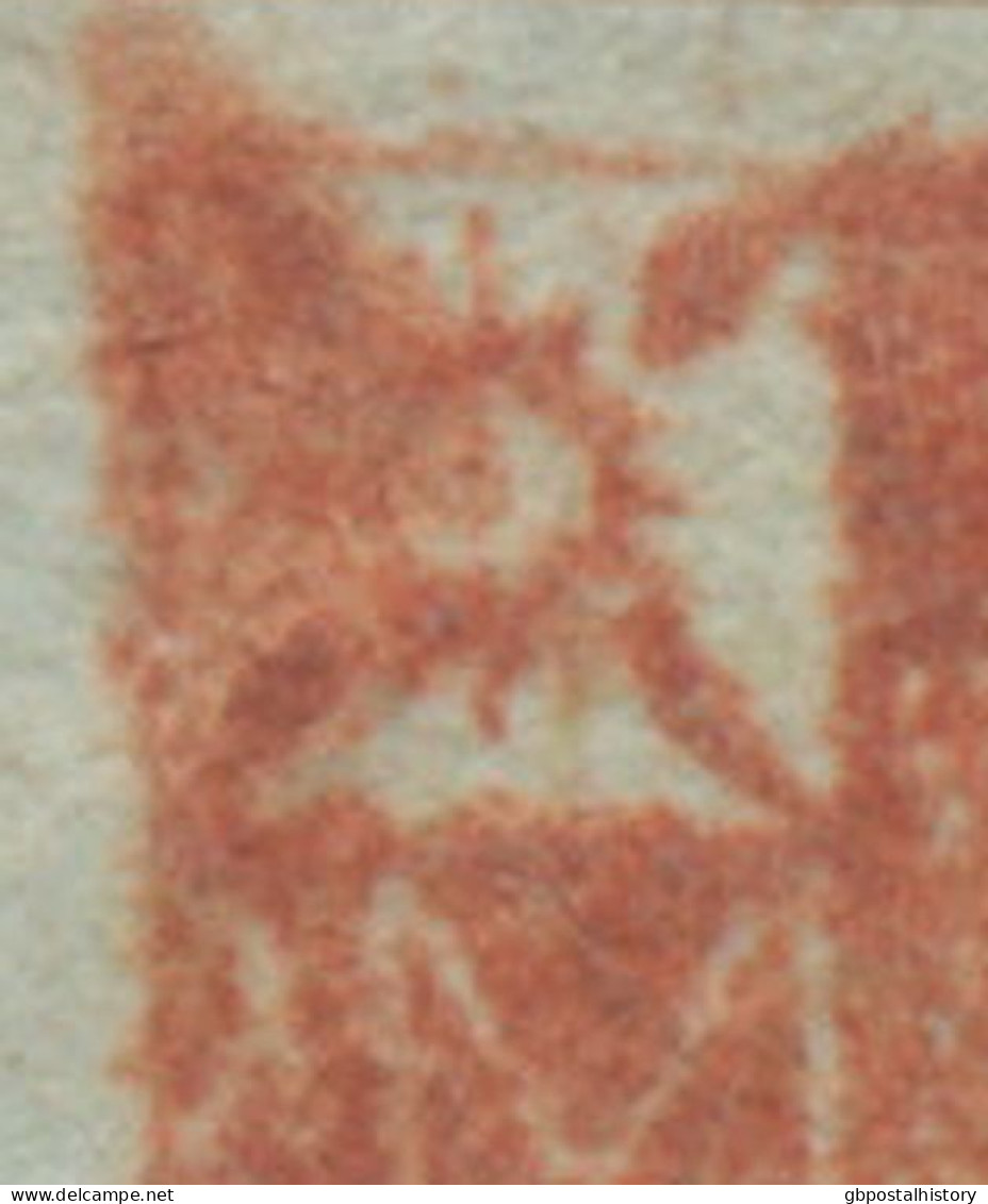 GB QV 1 D Redbrown Unplated (BG) 2+ Margins Superb Used With London Numeral „11“ (Parmenter 11A Used 5/44-1/47), VARIETY - Oblitérés