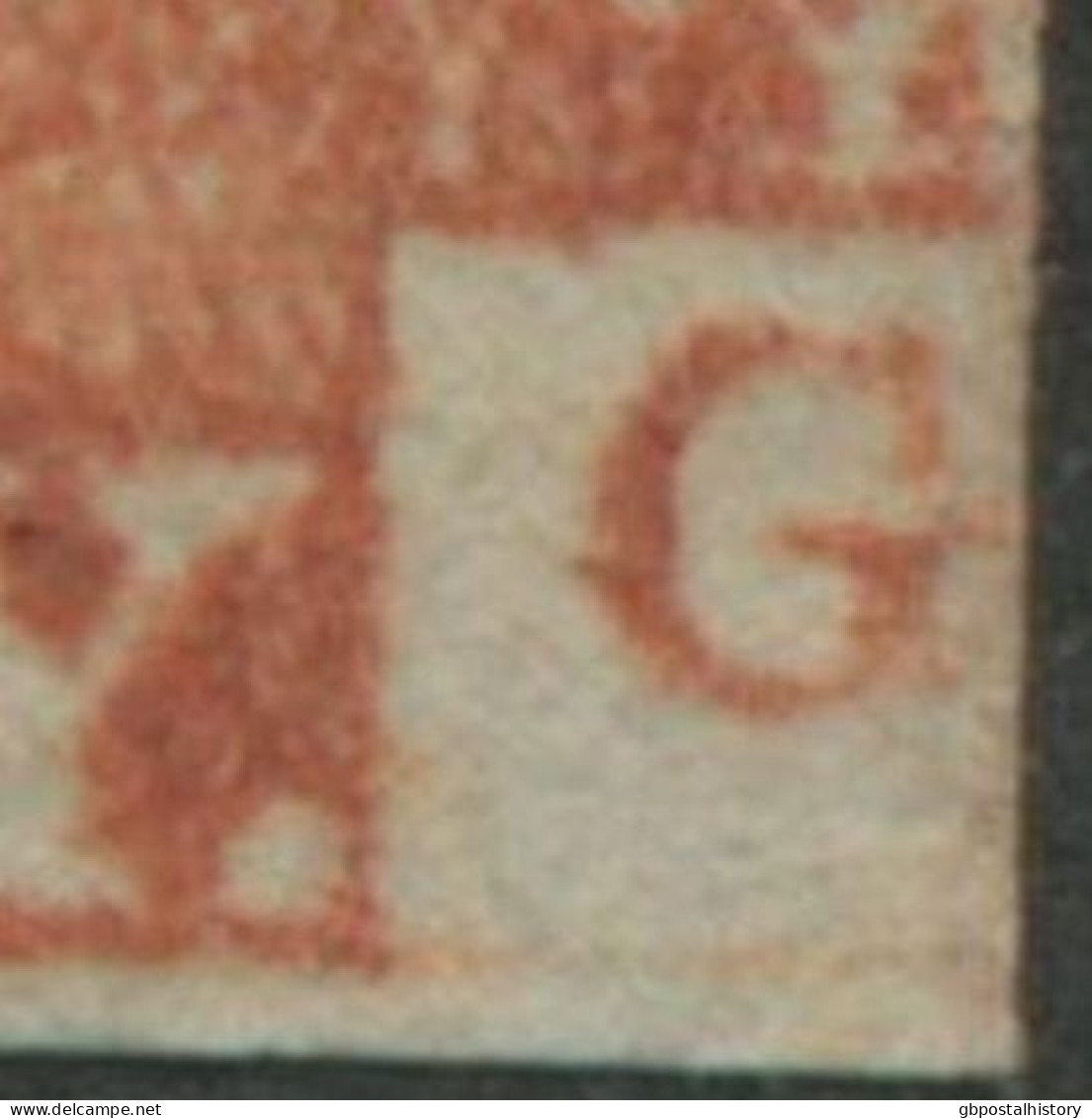 GB QV 1 D Redbrown Unplated (BG) 2+ Margins Superb Used With London Numeral „11“ (Parmenter 11A Used 5/44-1/47), VARIETY - Oblitérés