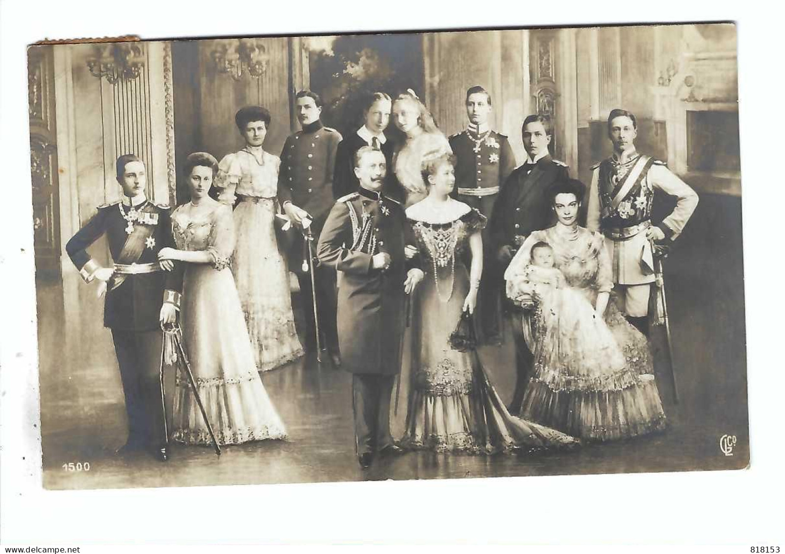 Kaiser Wilhelm Mit Seinen Familie   1913 - Familles Royales