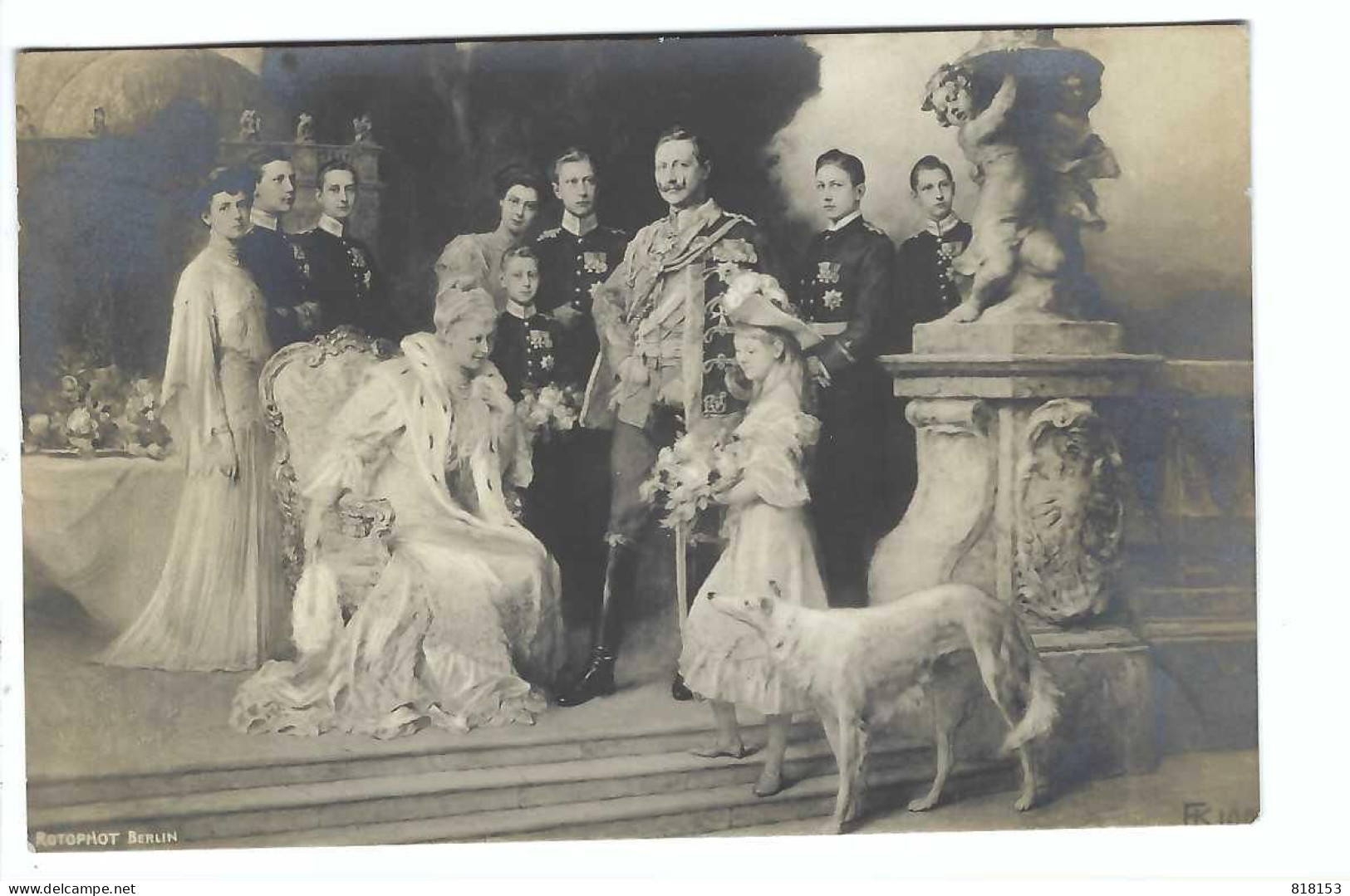 Kaiser Wilhelm Mit Seinen Familie   1913 - Familles Royales