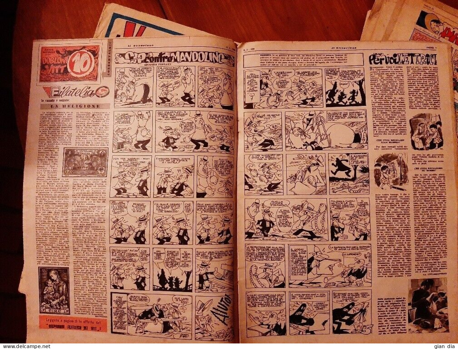 IL VITTORIOSO Ed.A.V.E.Lotto Di 33.Annate 1951-52-53-54-55-56-58-60. ORIGINALI. - Prime Edizioni