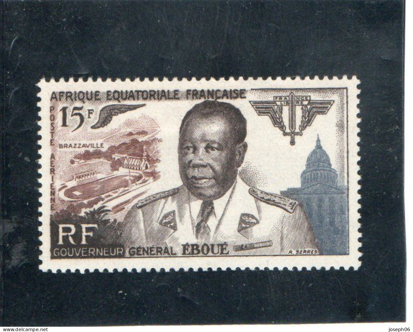 AFRIQUE  EQUATORIALE   1955  Poste  Aérienne   Y.T. N° 61   NEUF* - Oblitérés