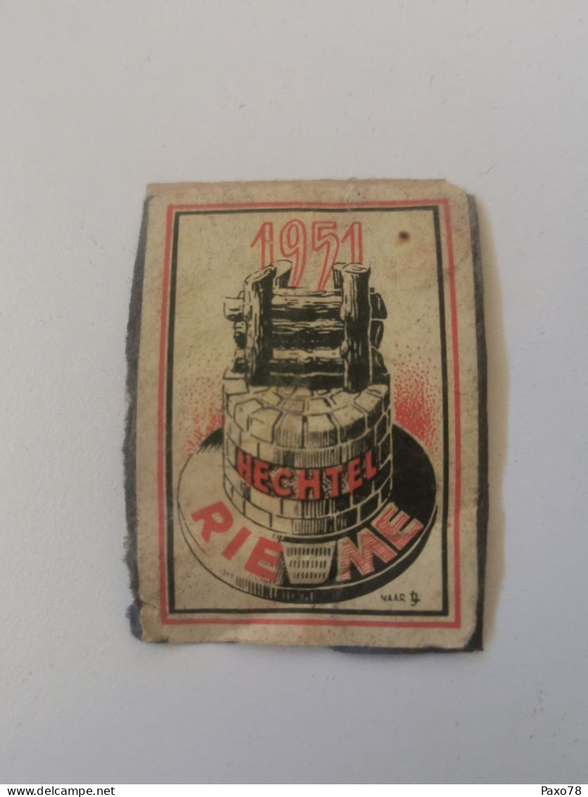Étiquette, 1951 Rieme - Boites D'allumettes - Etiquettes