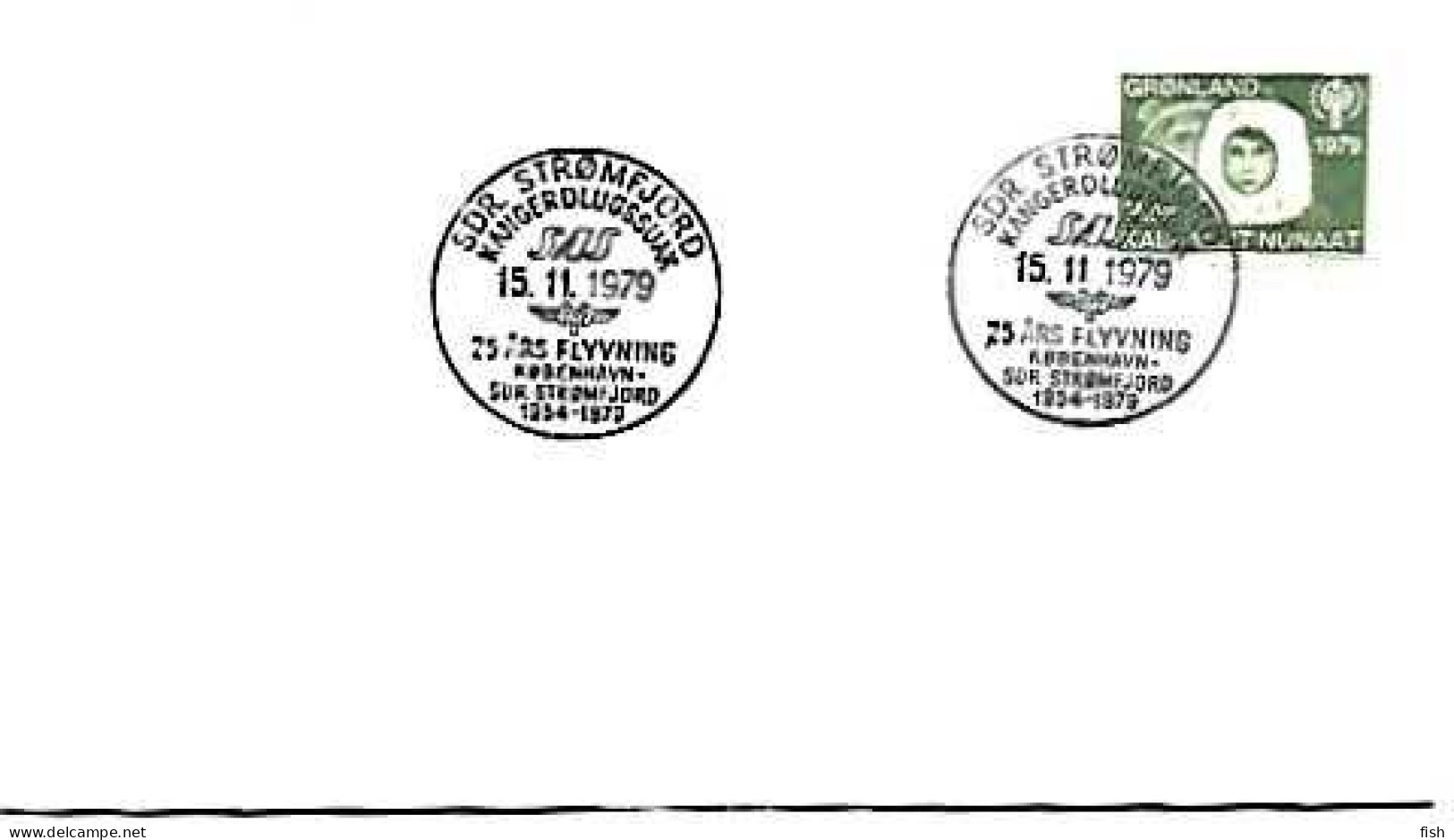 Iceland & SDR  Stromfjord, Flyvning 1979 (797) - Sonstige (Luft)