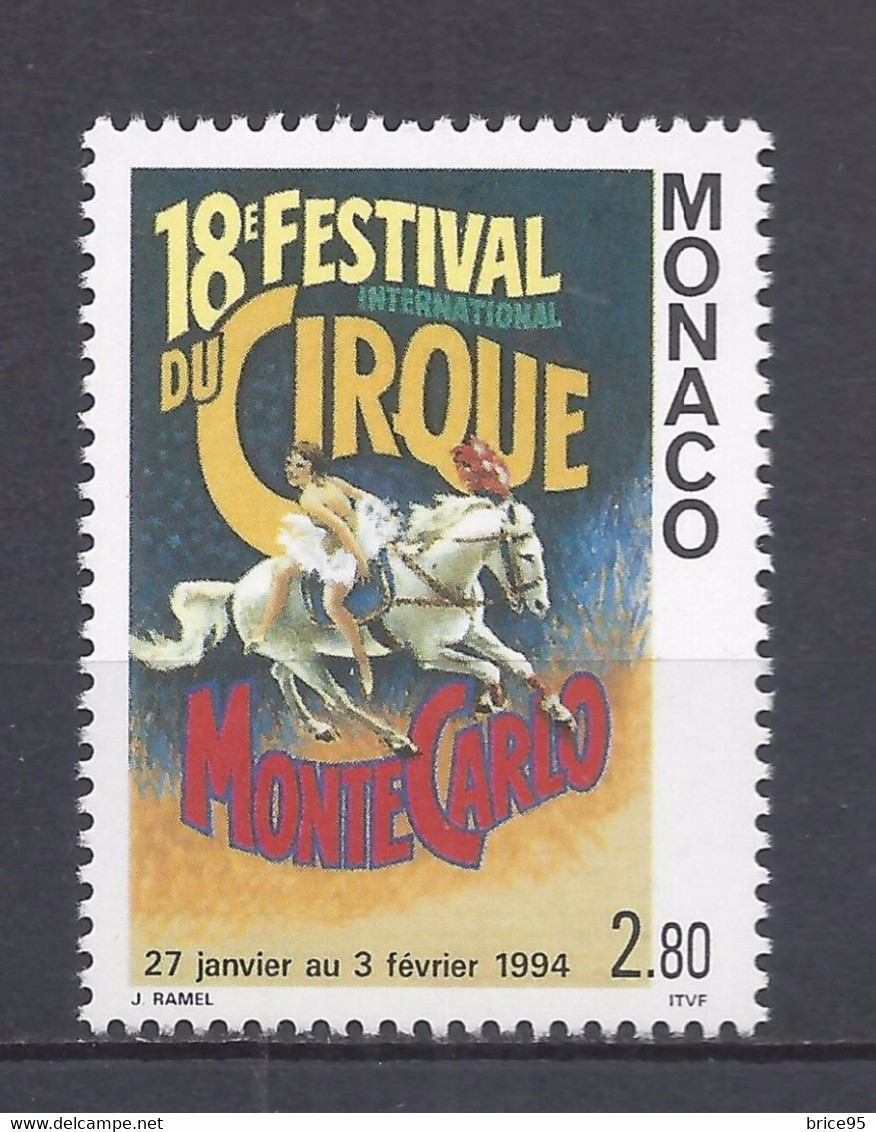 Monaco - YT N° 1923 ** - Neuf Sans Charnière - 1994 - Neufs