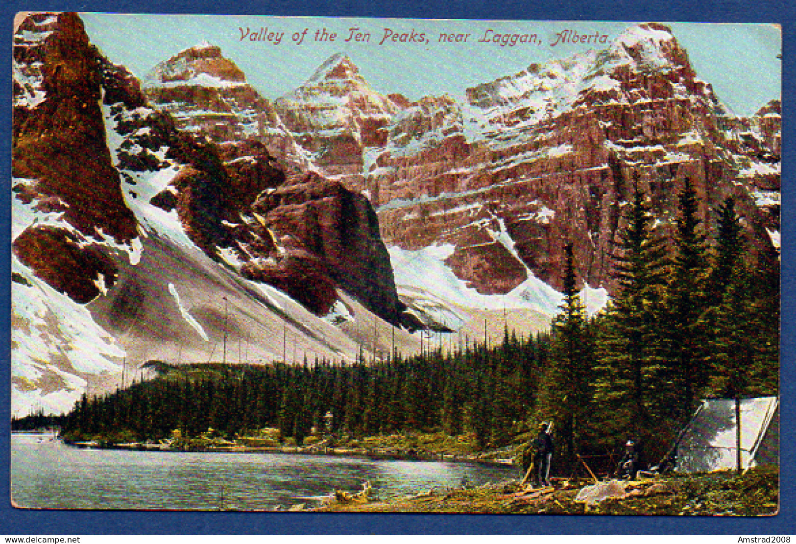 1908-   VALLEY OF THE TEN PEAKS - NEAR LAGGAN - ALBERTA - USA - Other & Unclassified