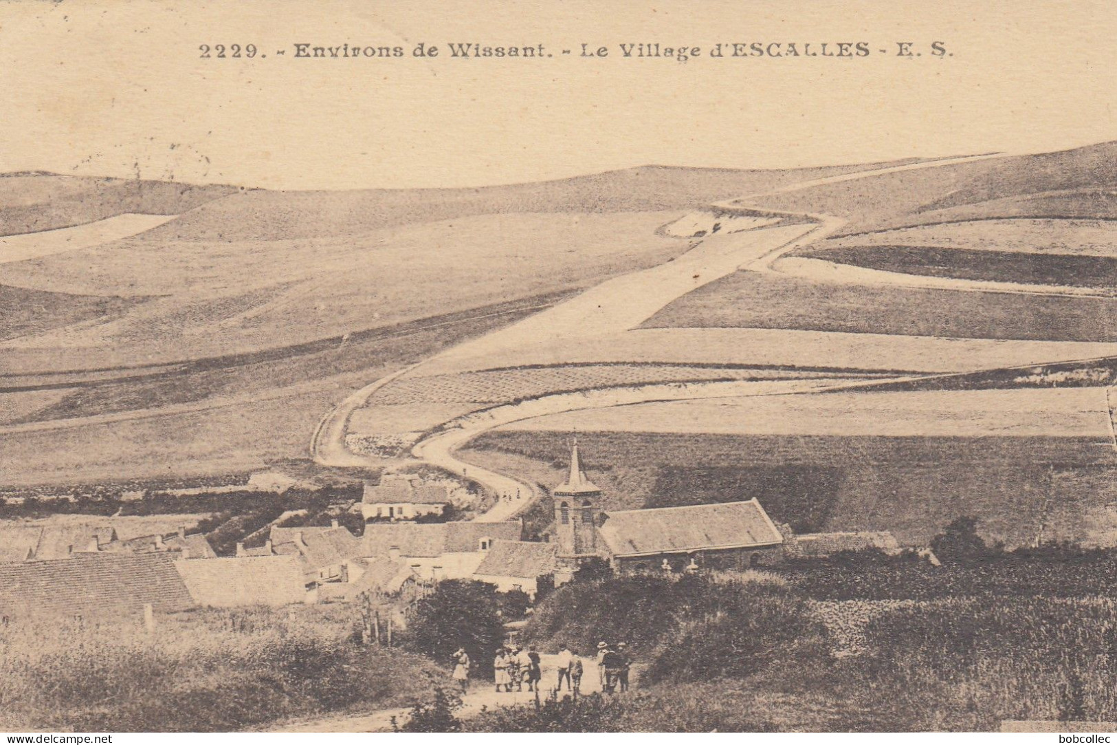 ESCALLES (Pas-de-Calais): Environs De Wissant - Le Village - Wissant
