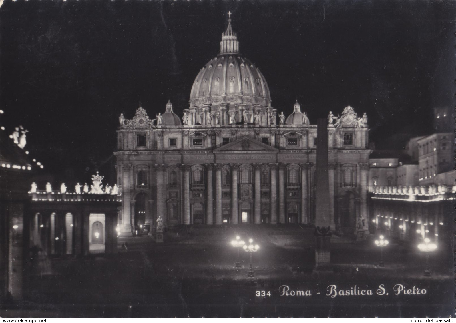 Cartolina Roma - Basilica Di S.pietro - San Pietro