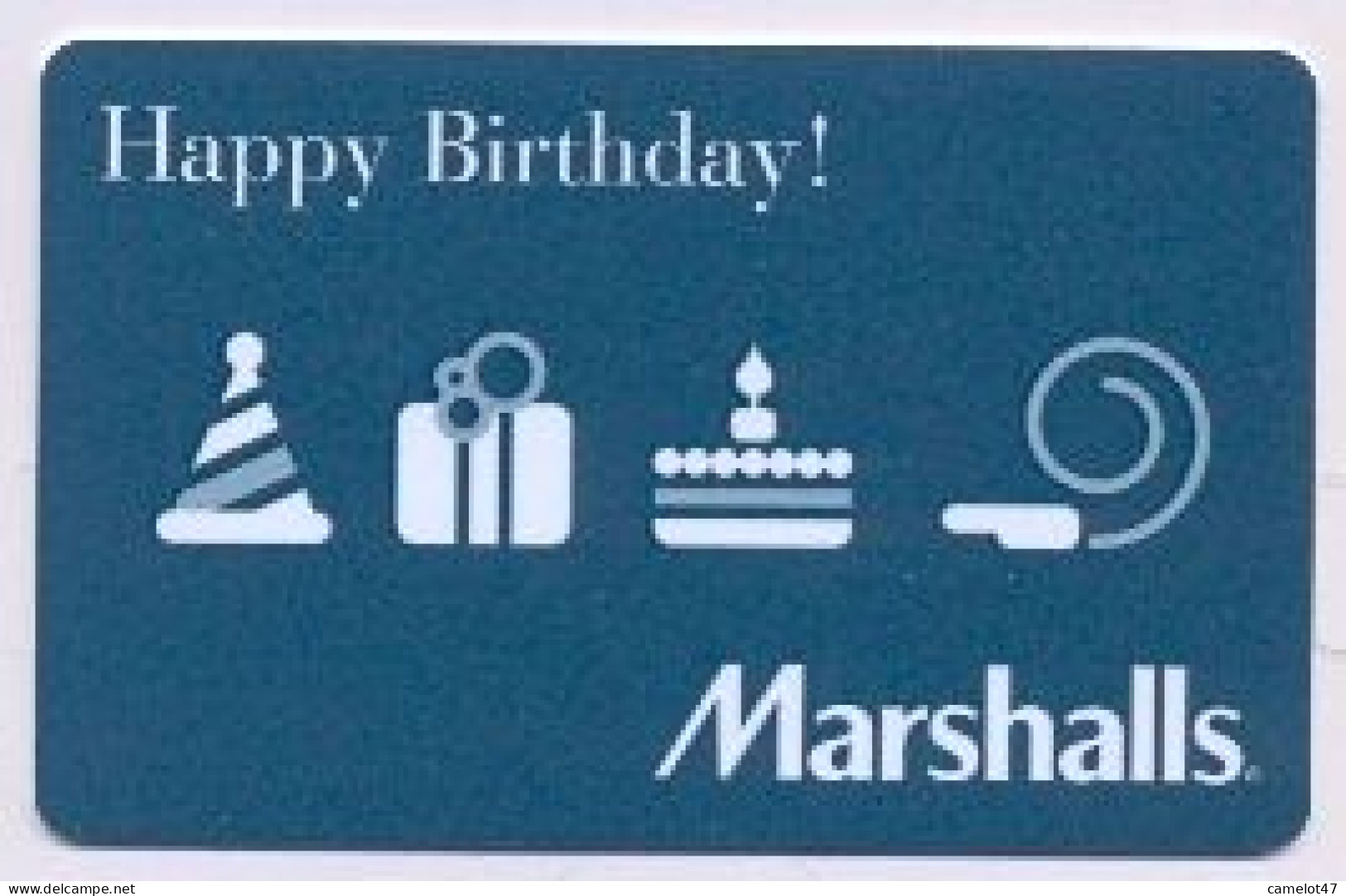 Marshalls, U.S.A., Carte Cadeau Pour Collection, Sans Valeur, # Marshalls-15 - Treuekarten