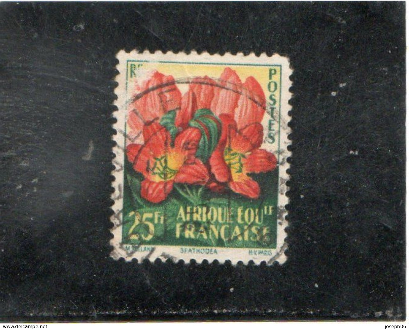 AFRIQUE  EQUATORIALE   1958   Y.T. N° 244   Oblitéré - Used Stamps