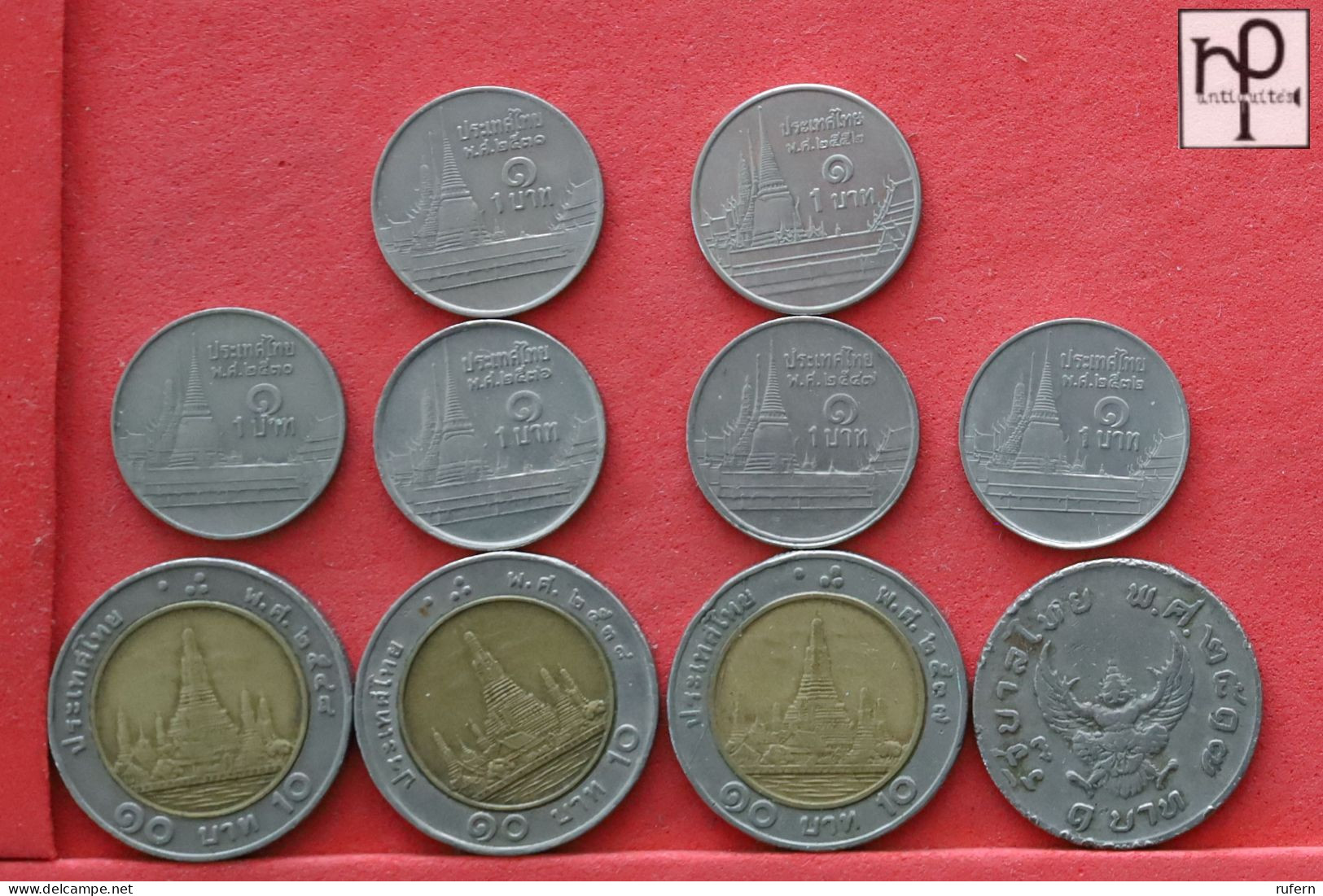 THAILAND  - LOT - 10 COINS - 2 SCANS  - (Nº58248) - Lots & Kiloware - Coins