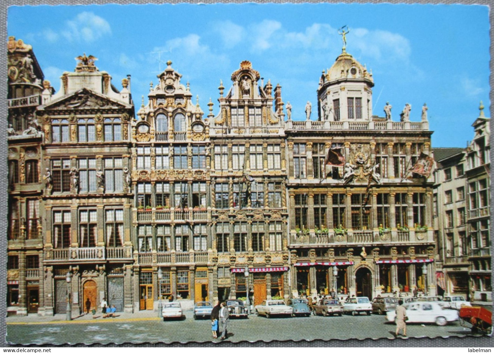 BELGIUM BRUXELLES BRUSSEL GRAND PLACE MARKET SQUARE POSTCARD ANSICHTSKARTE POSTKARTE CARTOLINA CARTE POSTALE - Bruxelles La Nuit