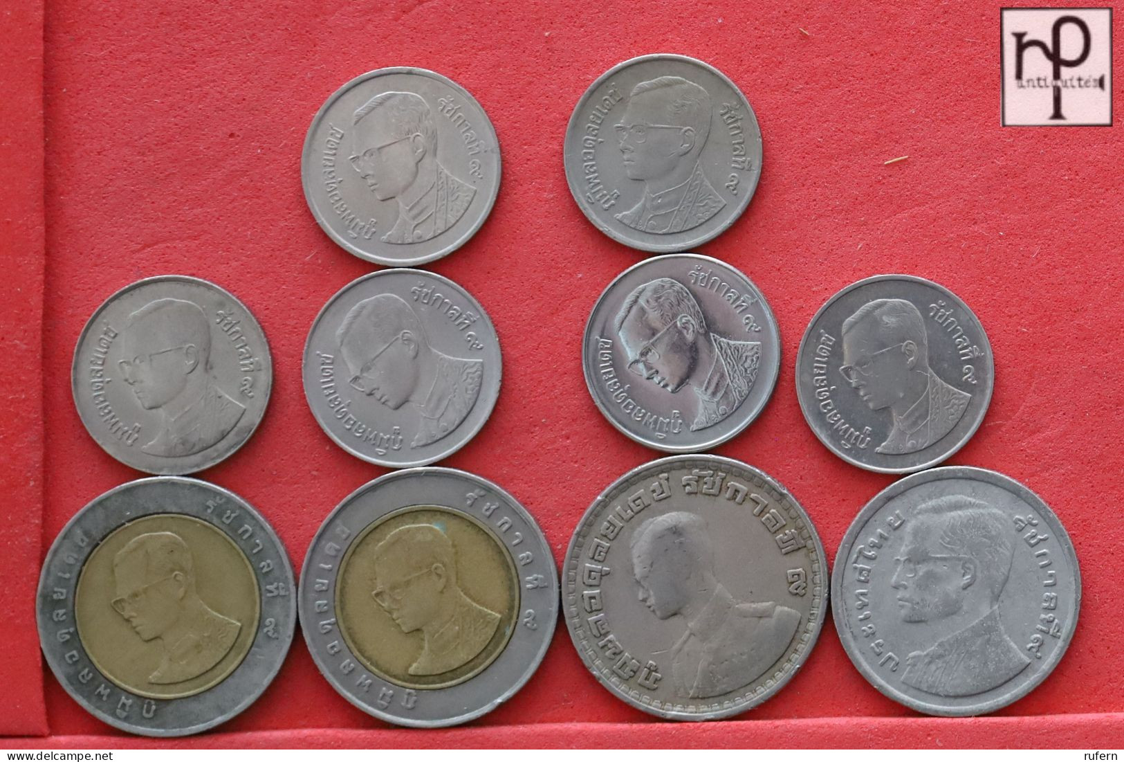 THAILAND  - LOT - 10 COINS - 2 SCANS  - (Nº58249) - Lots & Kiloware - Coins