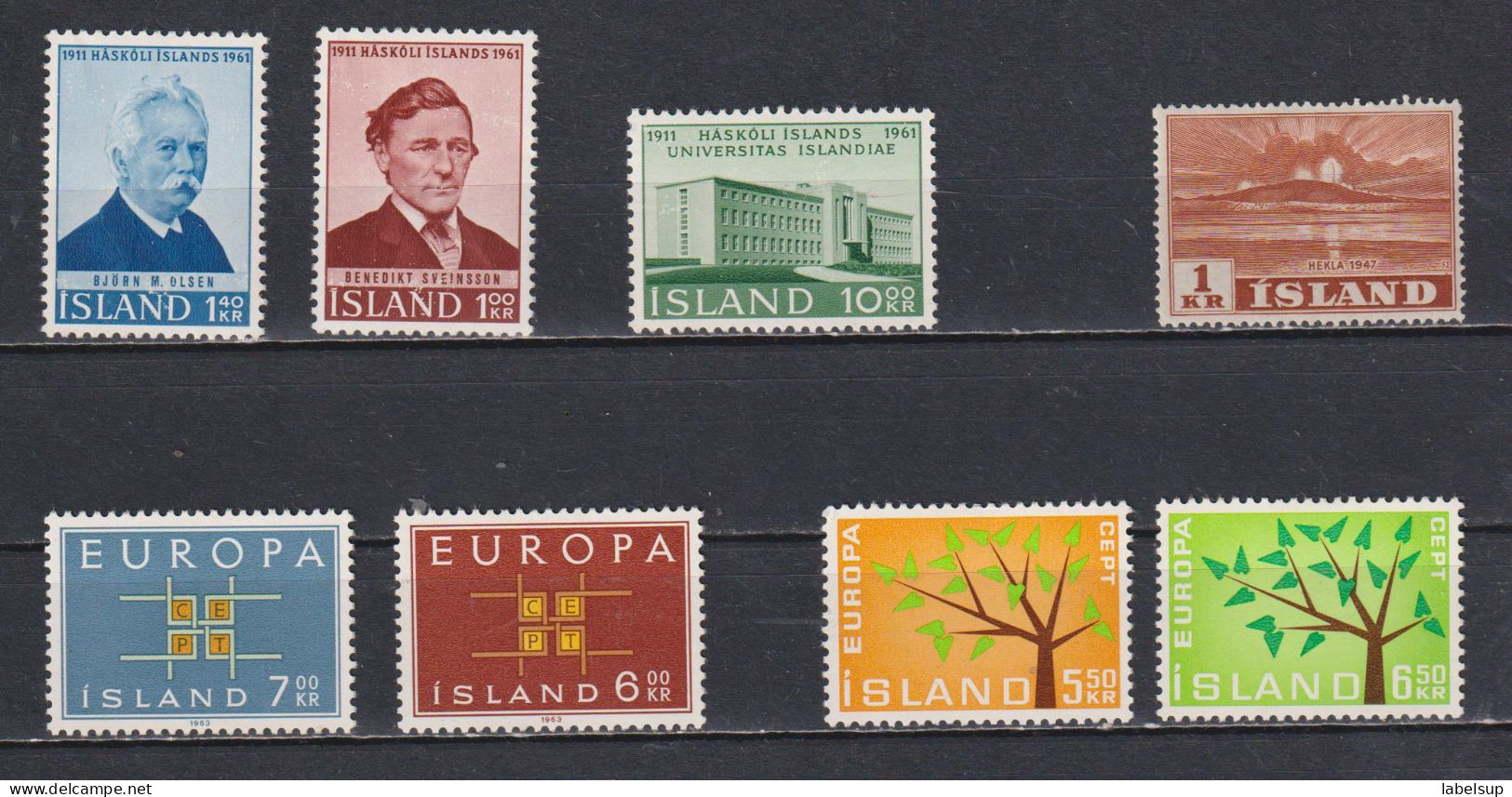 Timbres Neufs* D'Islande D'années Variées MH - Collections, Lots & Series