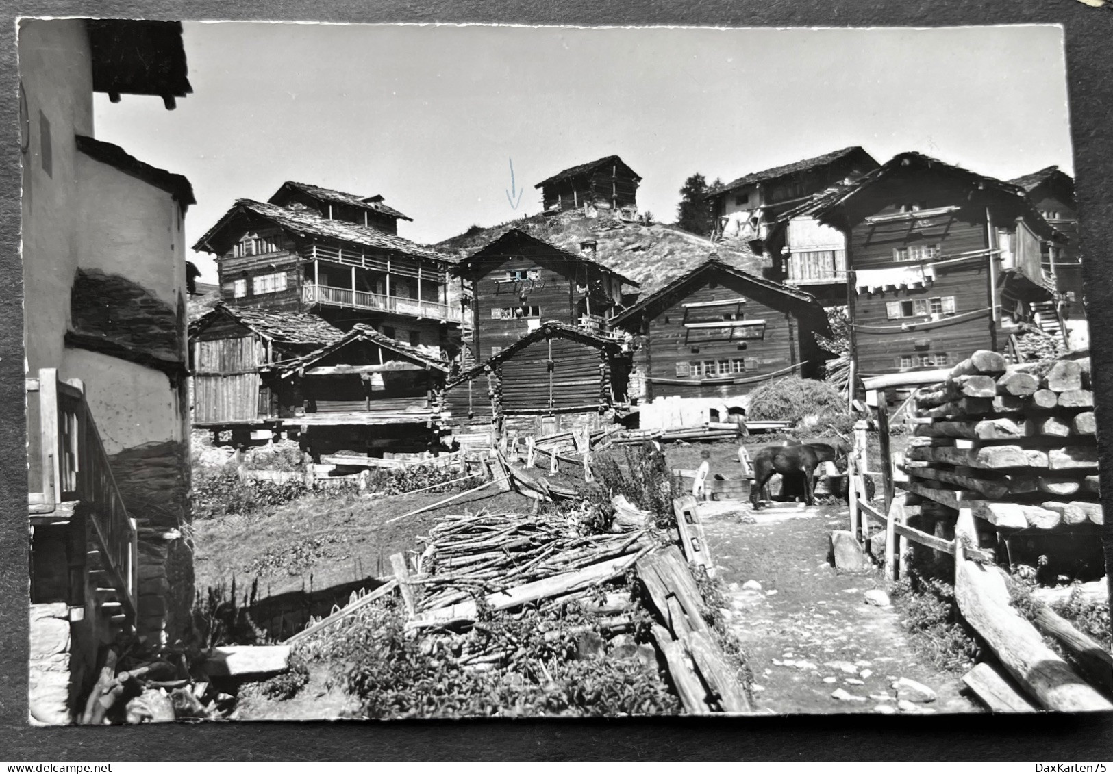 La Forcla D'Hérens, Partie Du Village/ Photo Gyger Adelboden - Grimentz