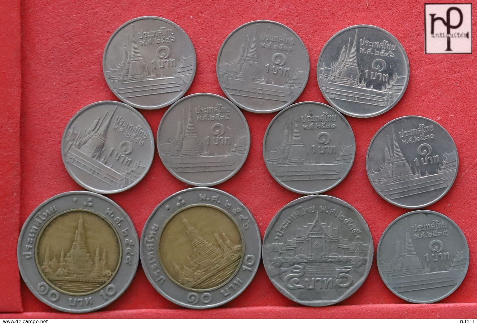 THAILAND  - LOT - 11 COINS - 2 SCANS  - (Nº58250) - Kiloware - Münzen