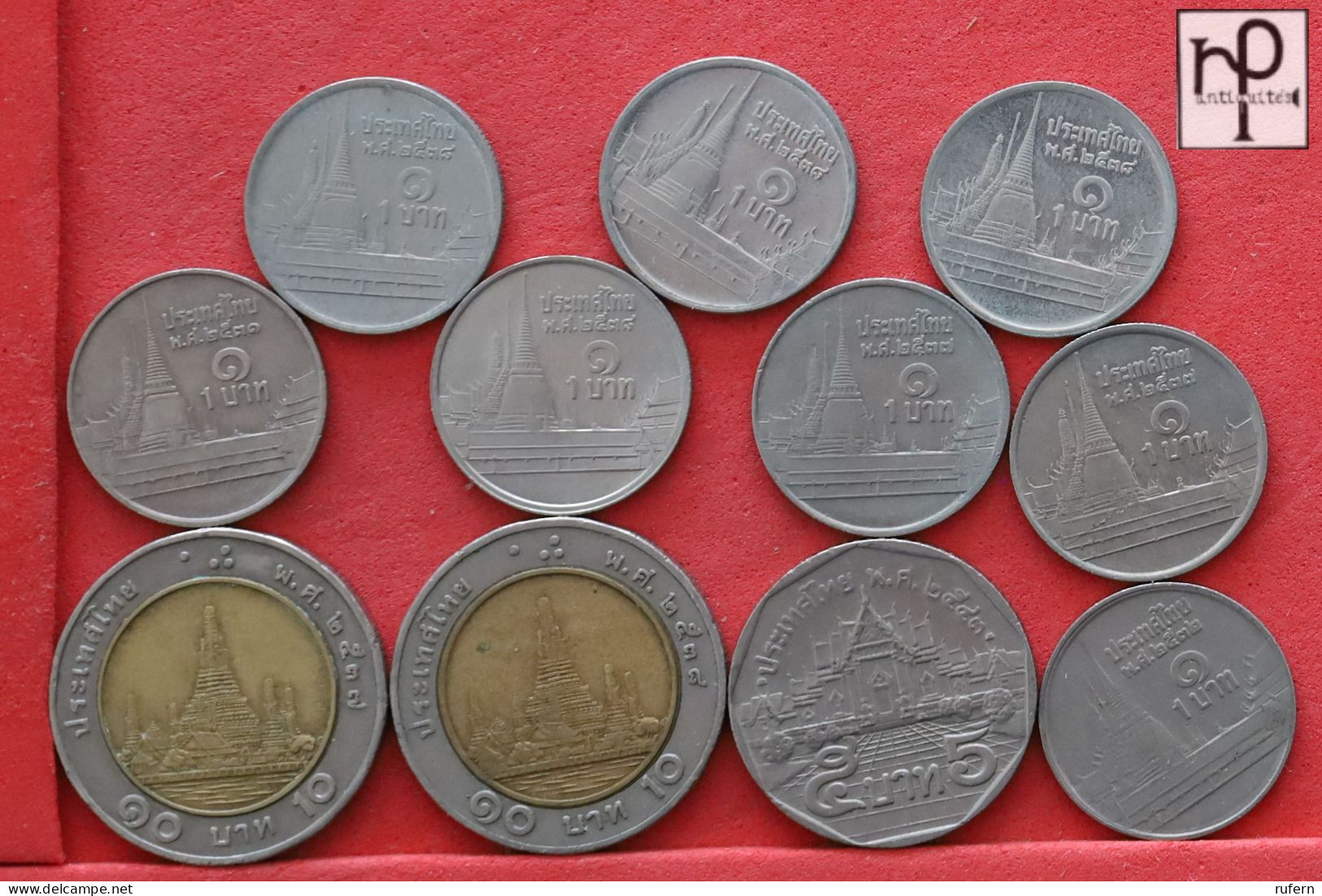 THAILAND  - LOT - 11 COINS - 2 SCANS  - (Nº58251) - Kilowaar - Munten