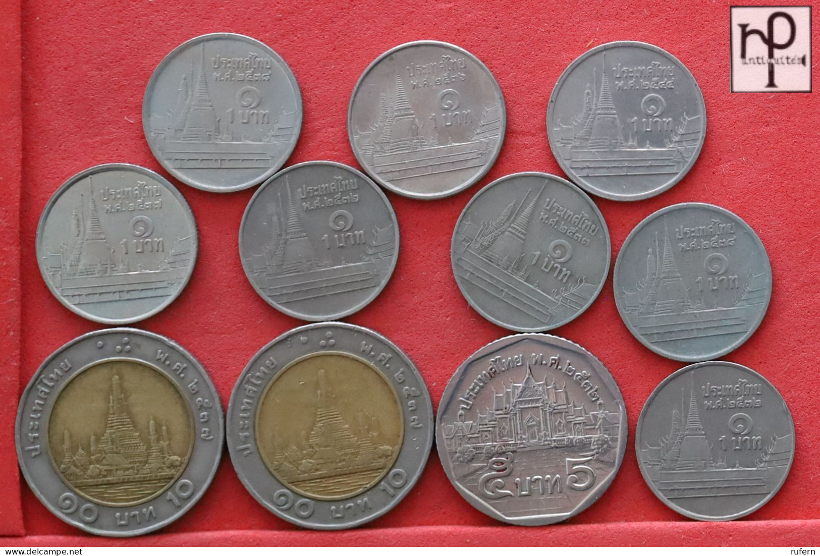 THAILAND  - LOT - 11 COINS - 2 SCANS  - (Nº58252) - Vrac - Monnaies