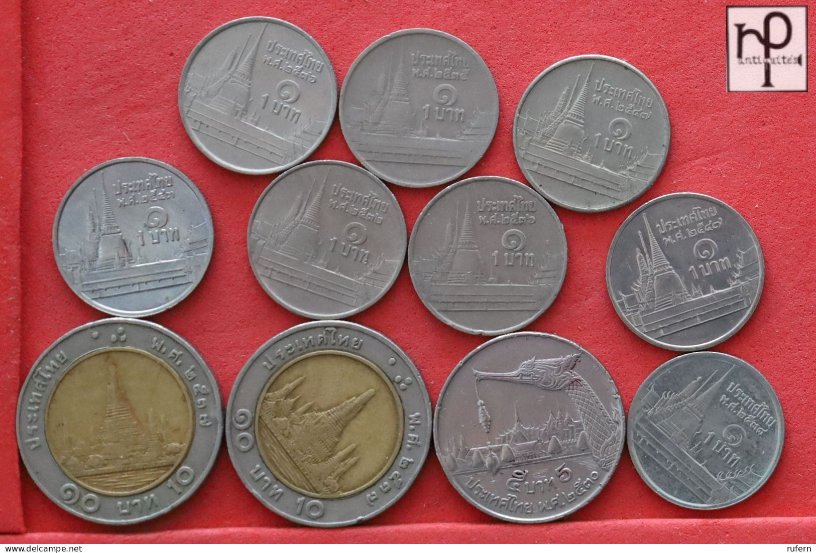 THAILAND  - LOT - 11 COINS - 2 SCANS  - (Nº58253) - Kiloware - Münzen