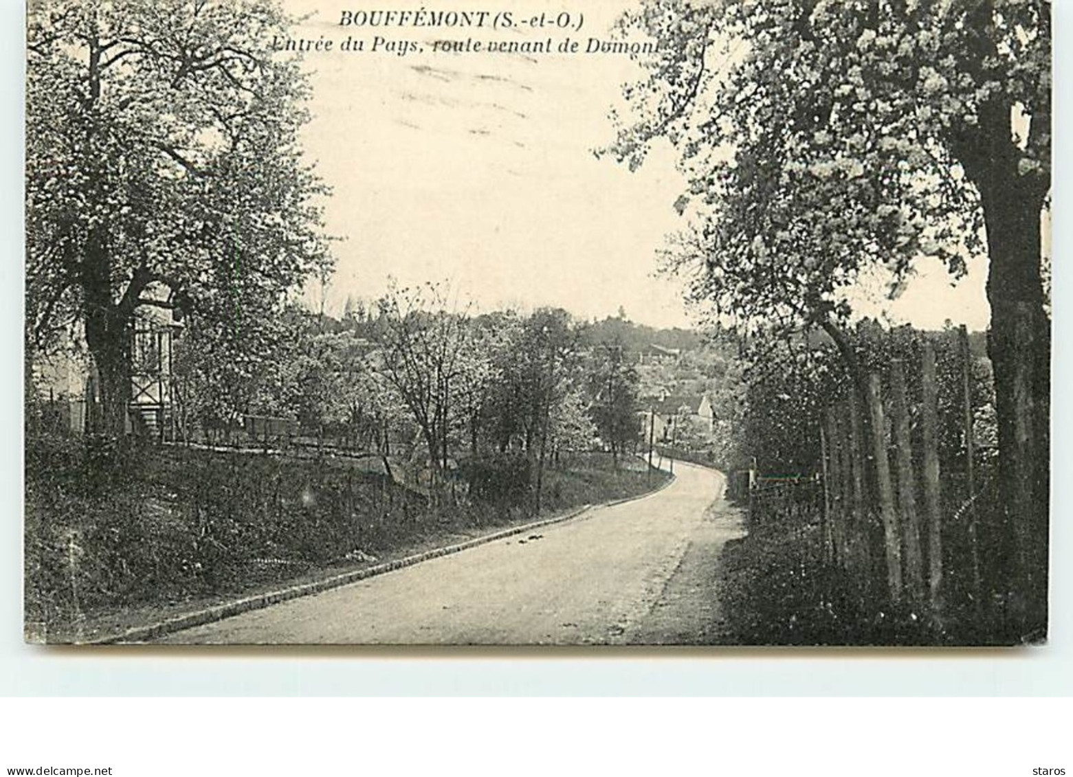 BOUFFEMONT - Entrée Du Pays, Venant De Domont - Bouffémont