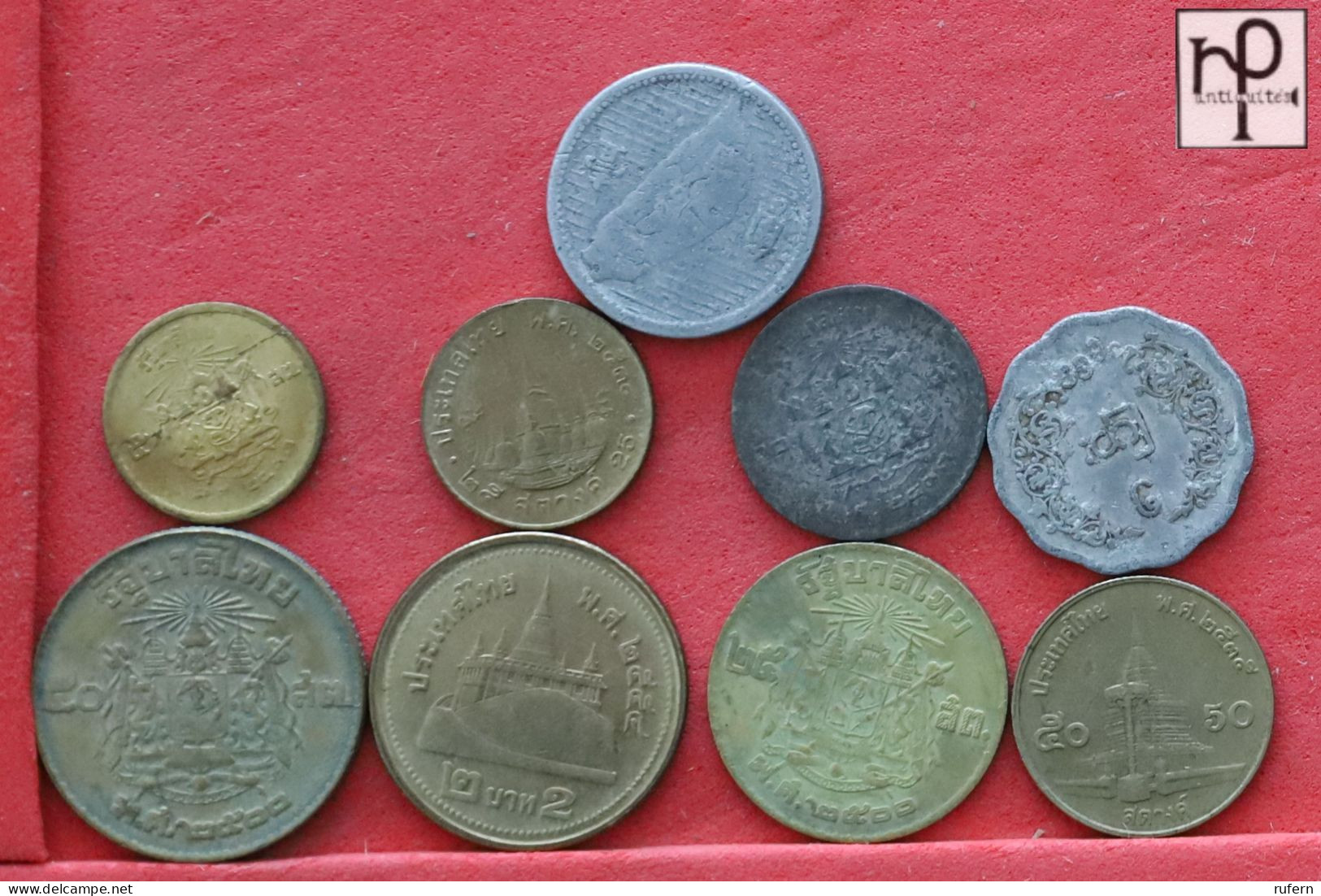 THAILAND  - LOT - 9 COINS - 2 SCANS  - (Nº58254) - Lots & Kiloware - Coins