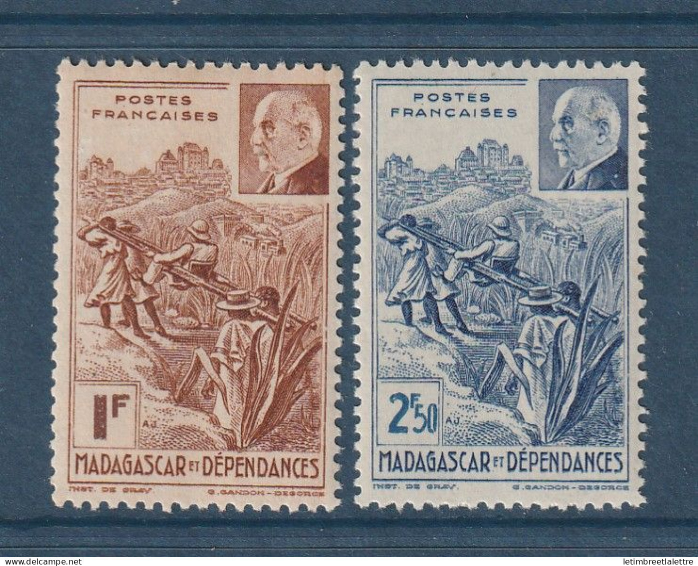 Madagascar - YT N° 229 Et 230 ** - Neuf Sans Charnière - 1940 - Ongebruikt