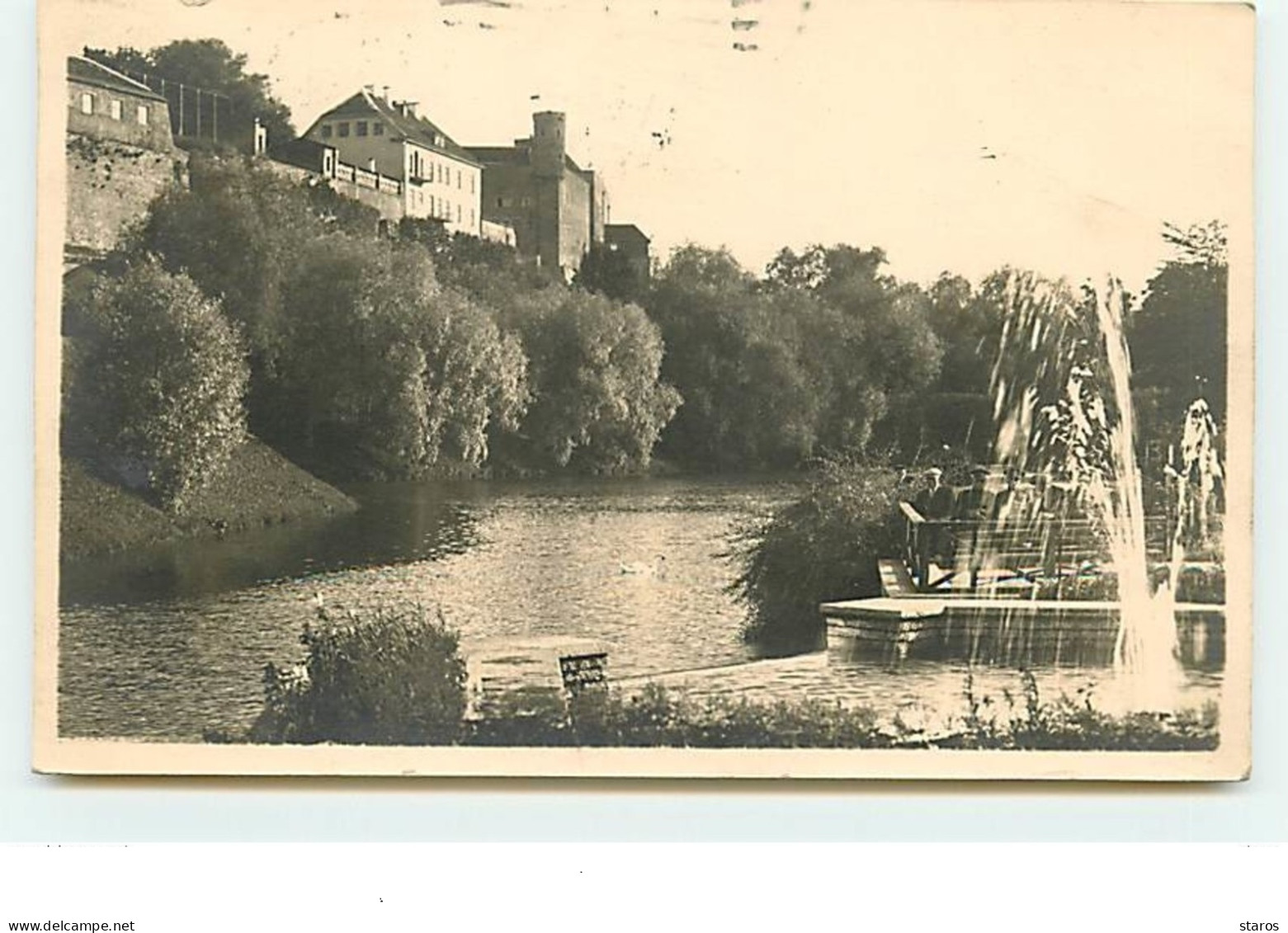 Carte Photo - ESTONIE - Village - Jet D'eau - Estonia