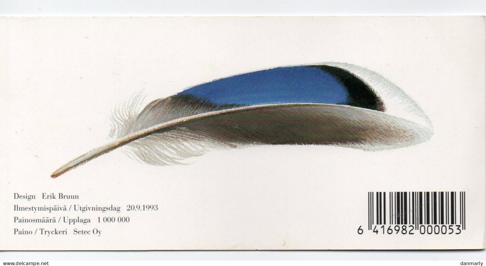 FINLANDE 1993 - Carnet 5 Oiseaux Aquatiques N° 1189/1193 - Nuevos