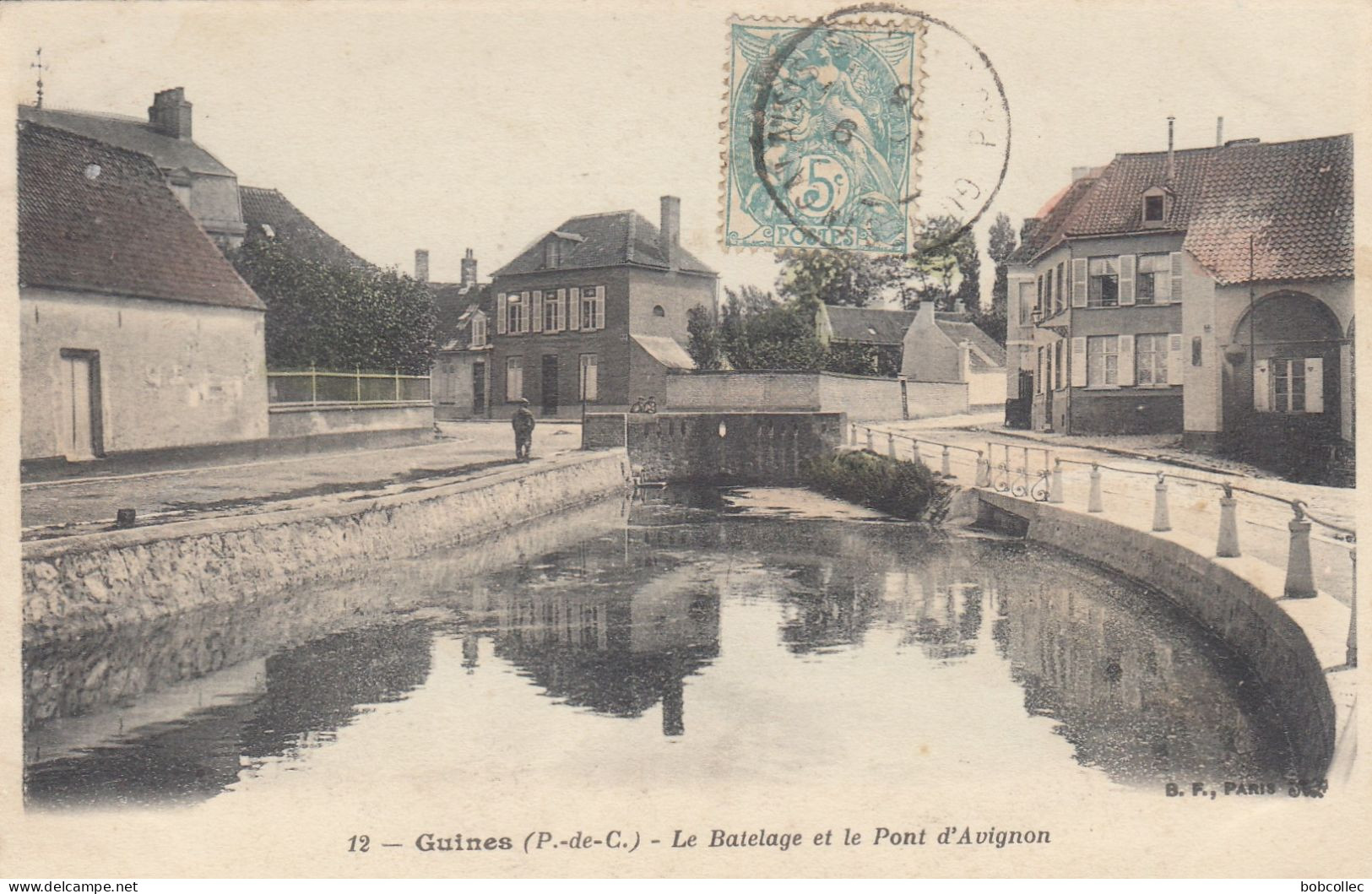 GUINES (Pas-de-Calais): Le Batelage Et Le Pont D'Avignon - Guines