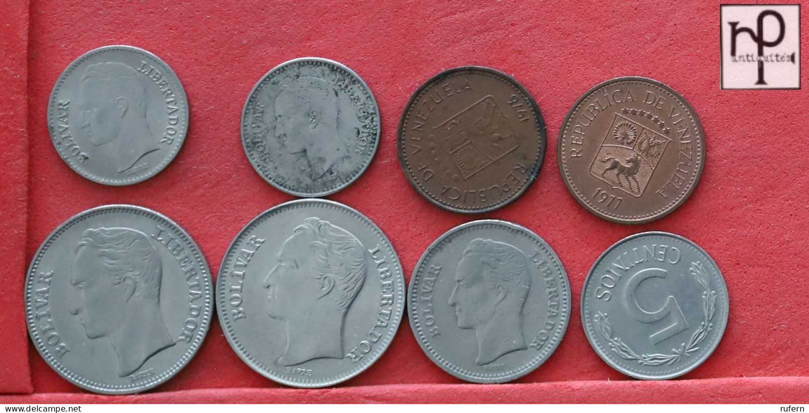 VENEZUELA  - LOT - 8 COINS - 2 SCANS  - (Nº58260) - Kilowaar - Munten