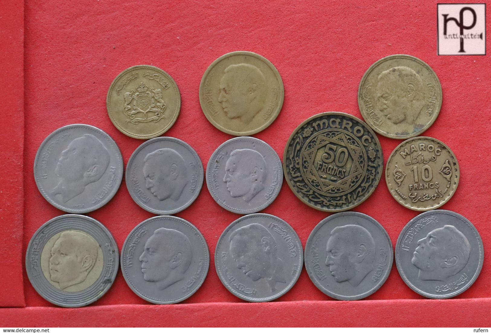 MOROCCO  - LOT - 13 COINS - 2 SCANS  - (Nº58263) - Mezclas - Monedas