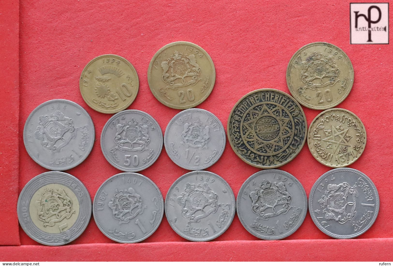 MOROCCO  - LOT - 13 COINS - 2 SCANS  - (Nº58263) - Kiloware - Münzen