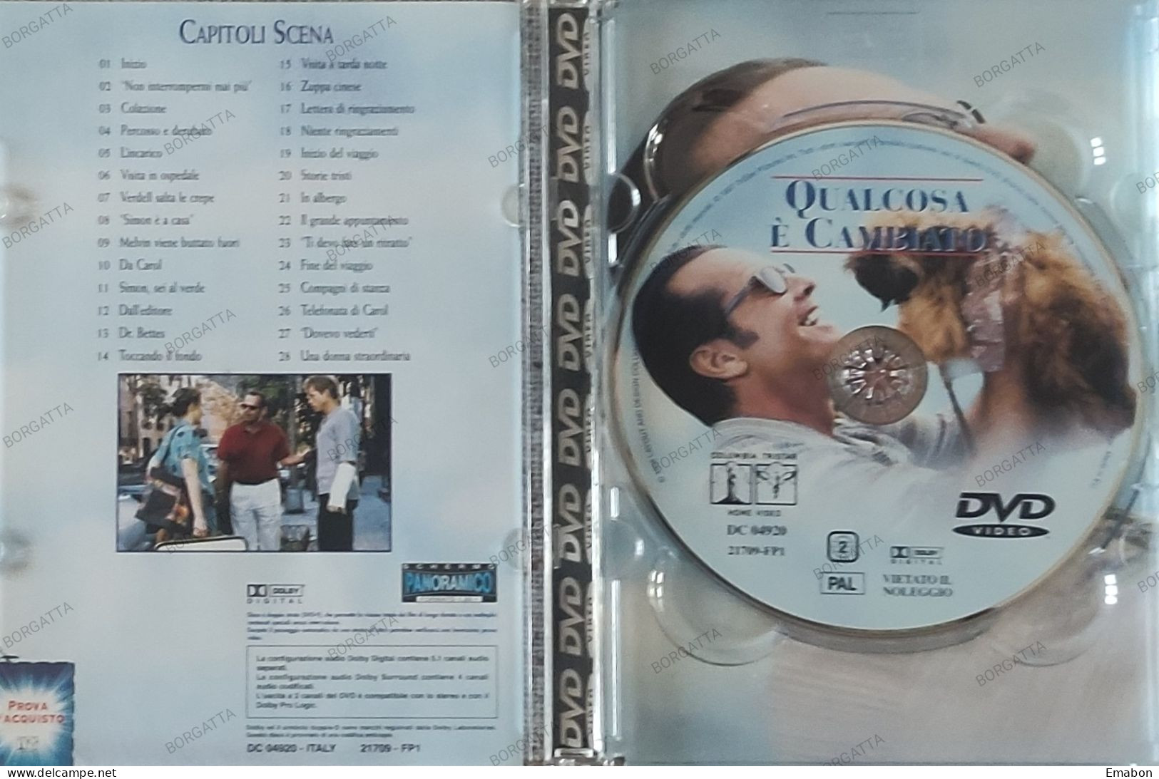 BORGATTA - COMMEDIA - Dvd QUALCOSA E' CAMBIATO - PAL 2 - TRISTAR 1997 - USATO In Buono Stato - Comedy