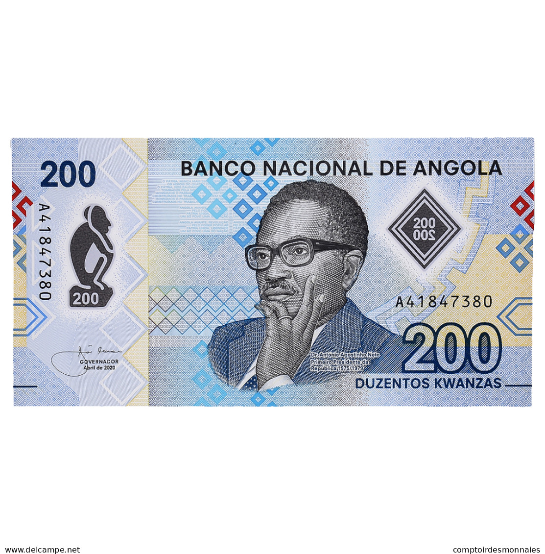 Billet, Angola, 200 Kwanzas, 2020, NEUF - Angola