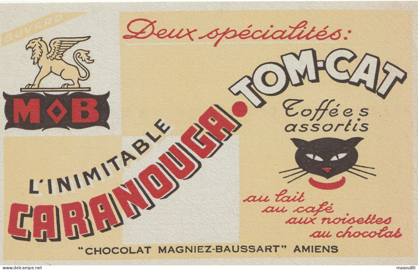 BUVARD  L'INIMITABLE CARANOUGAT TOM-CAT - Food